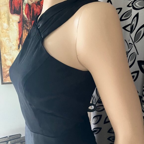 TURN HEADS RACHEL ROY LETS PARTY STRIKING OPHELIA CHIFFON STAR-PRINT LBD DRESS 6 - Picture 5 of 9